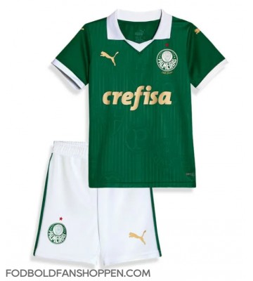Palmeiras Hjemmebanetrøje Børn 2024-25 Kortærmet (+ Korte bukser)